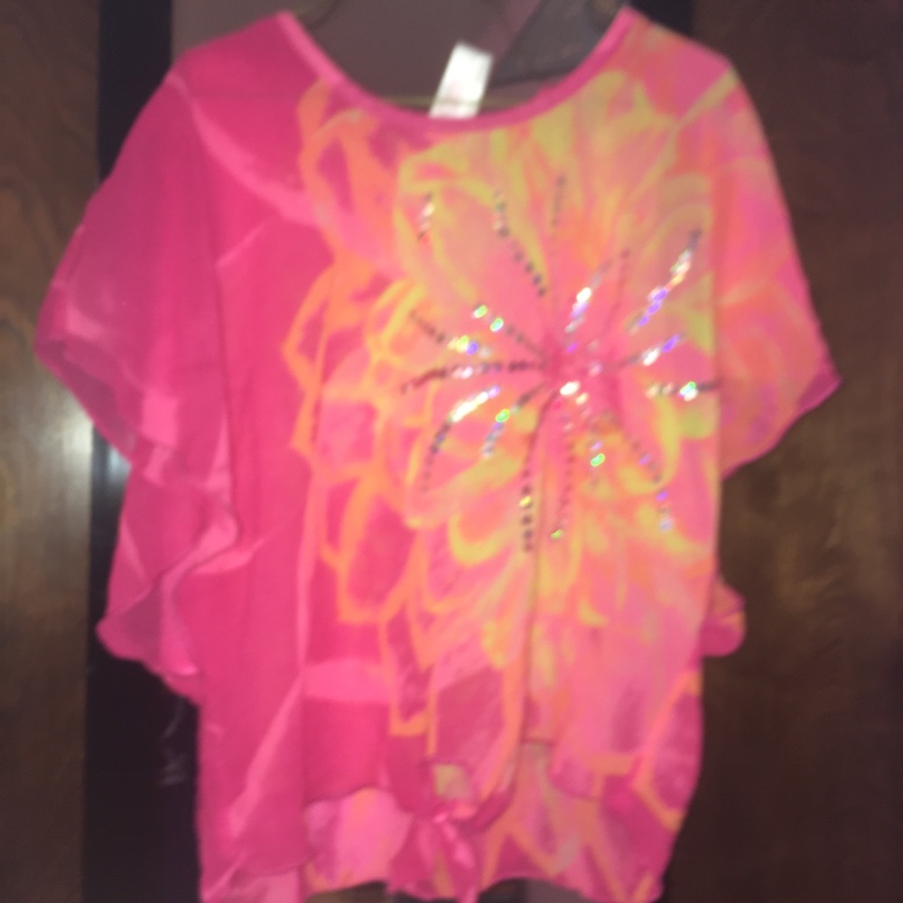 Flower over-shirt